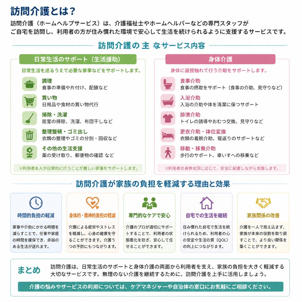 訪問介護がもたらす安心