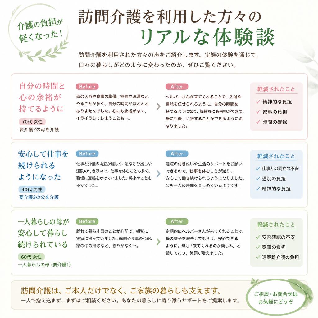 実際の利用者の声