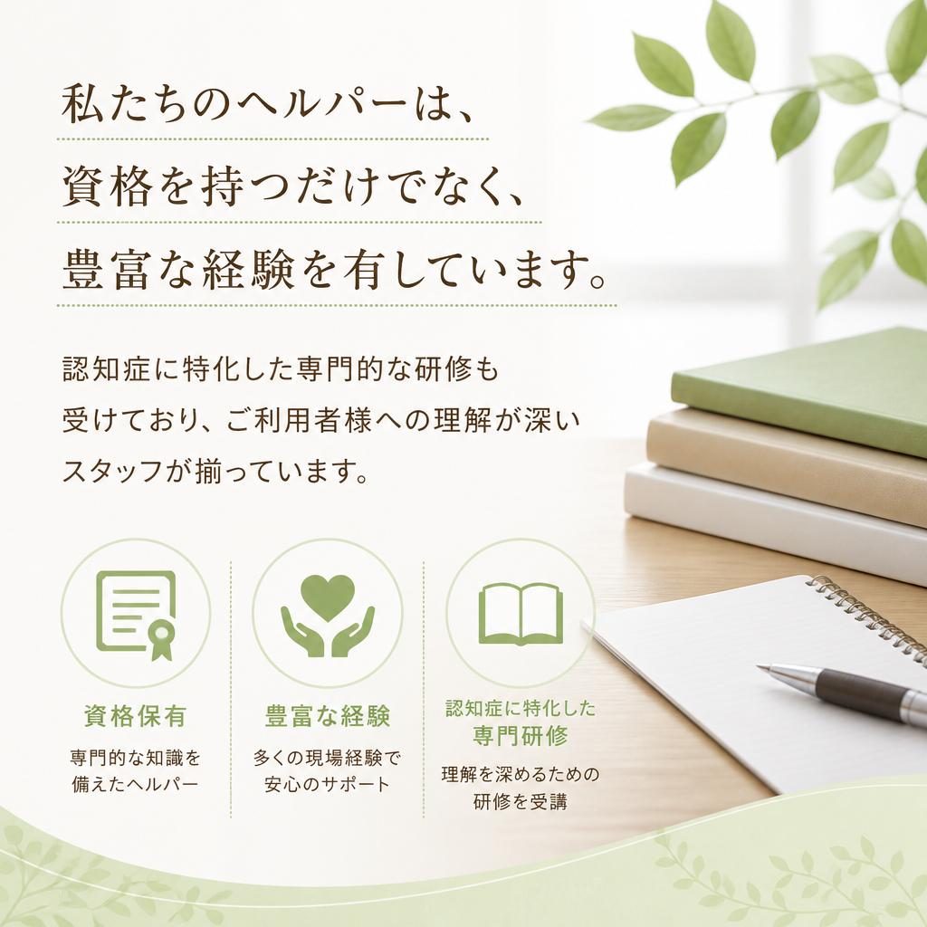 経験豊富なヘルパーのご紹介