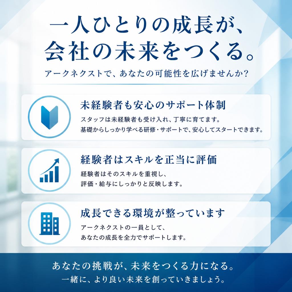 経験豊富なスタッフがサポート