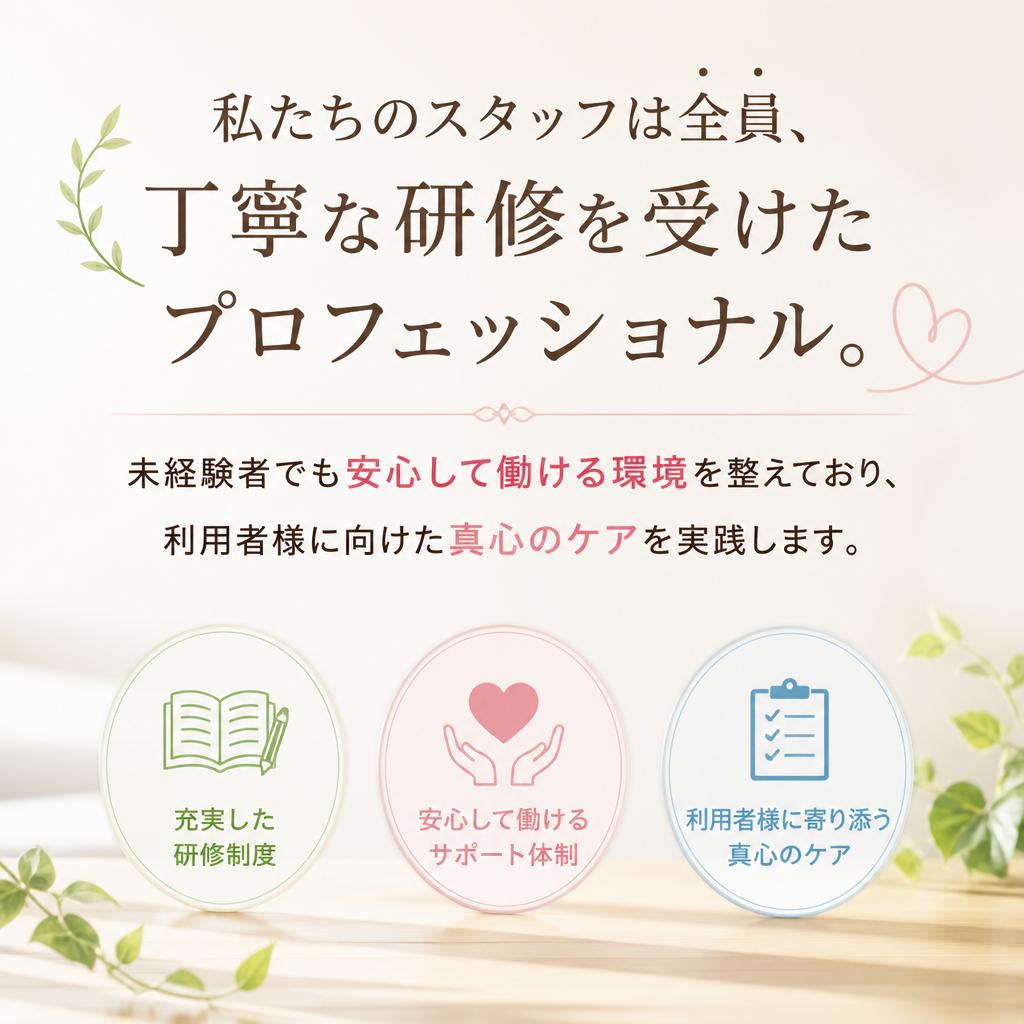 信頼のスタッフ