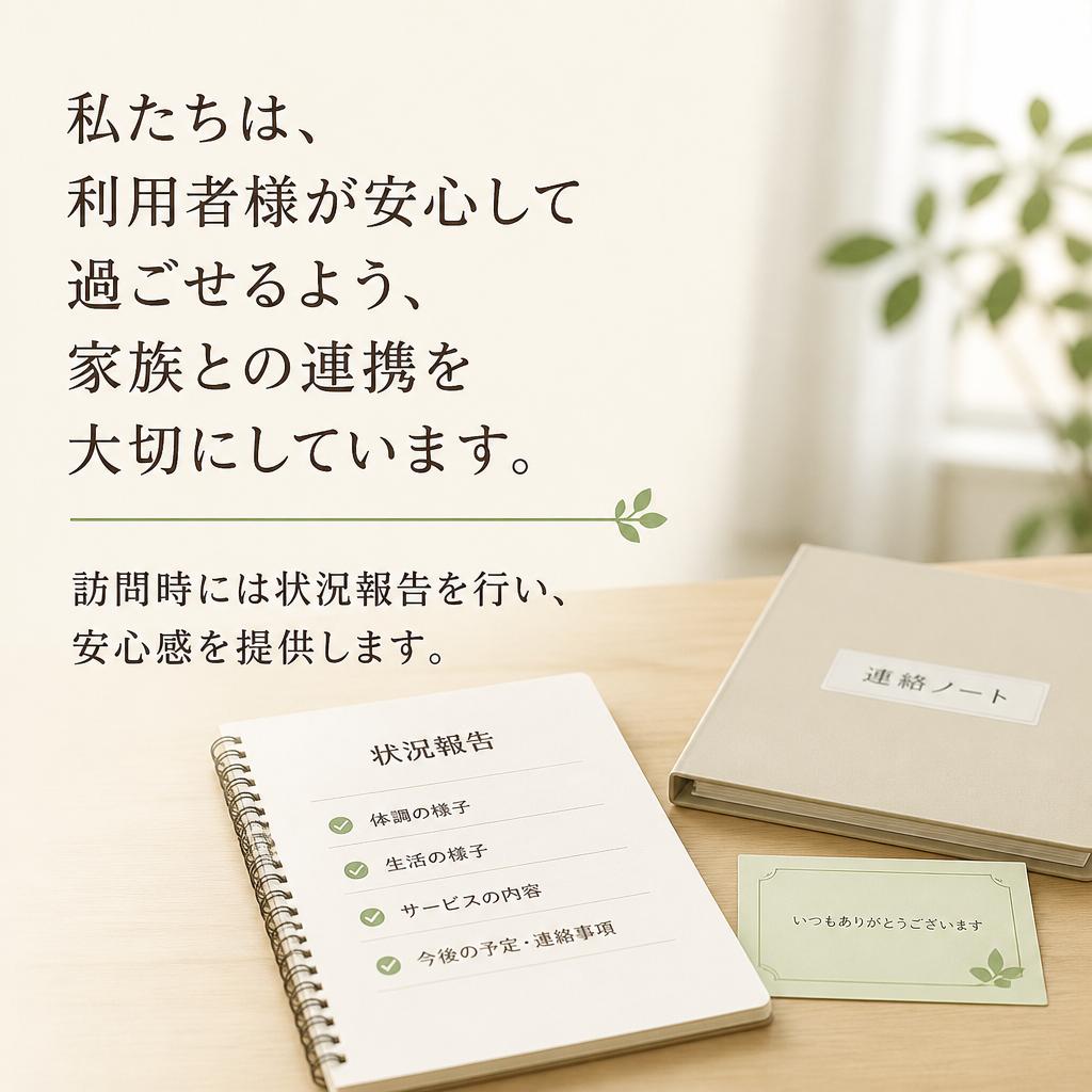 家族とのつながりを大切に