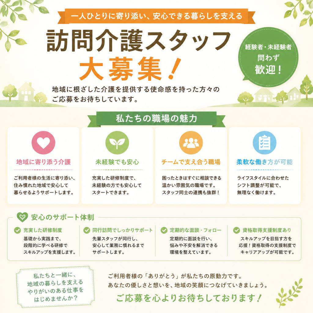 私たちが求める仲間 – 一緒に働きませんか？