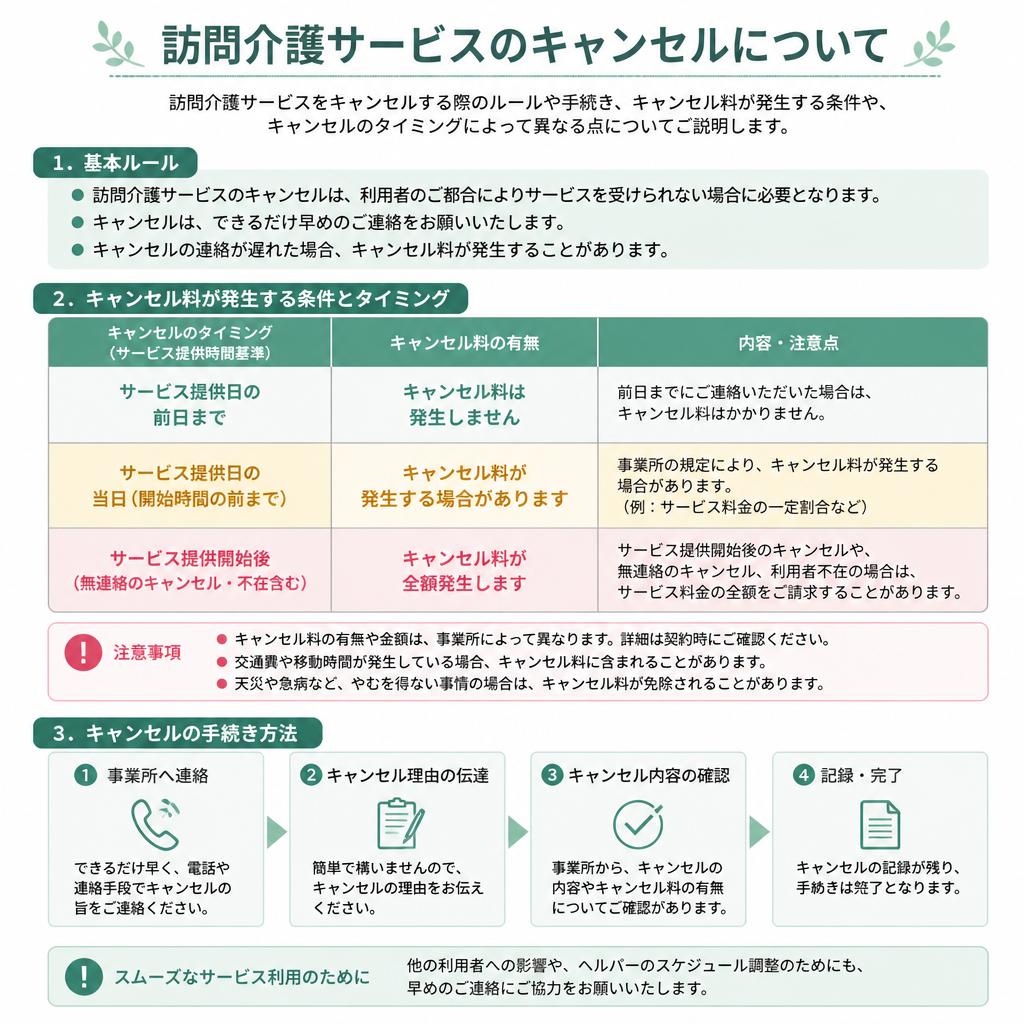 キャンセル料の基本ルール
