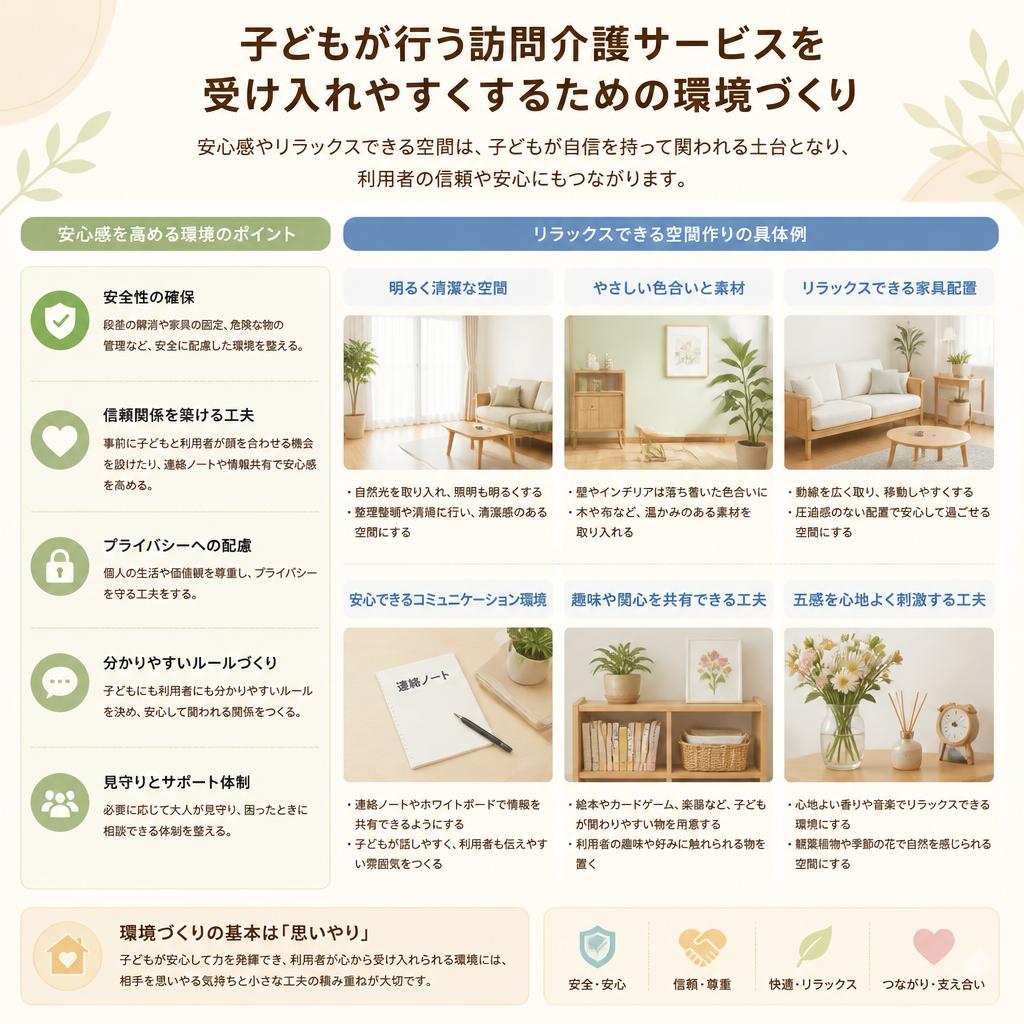 2. 拒否を和らげるための環境づくり
