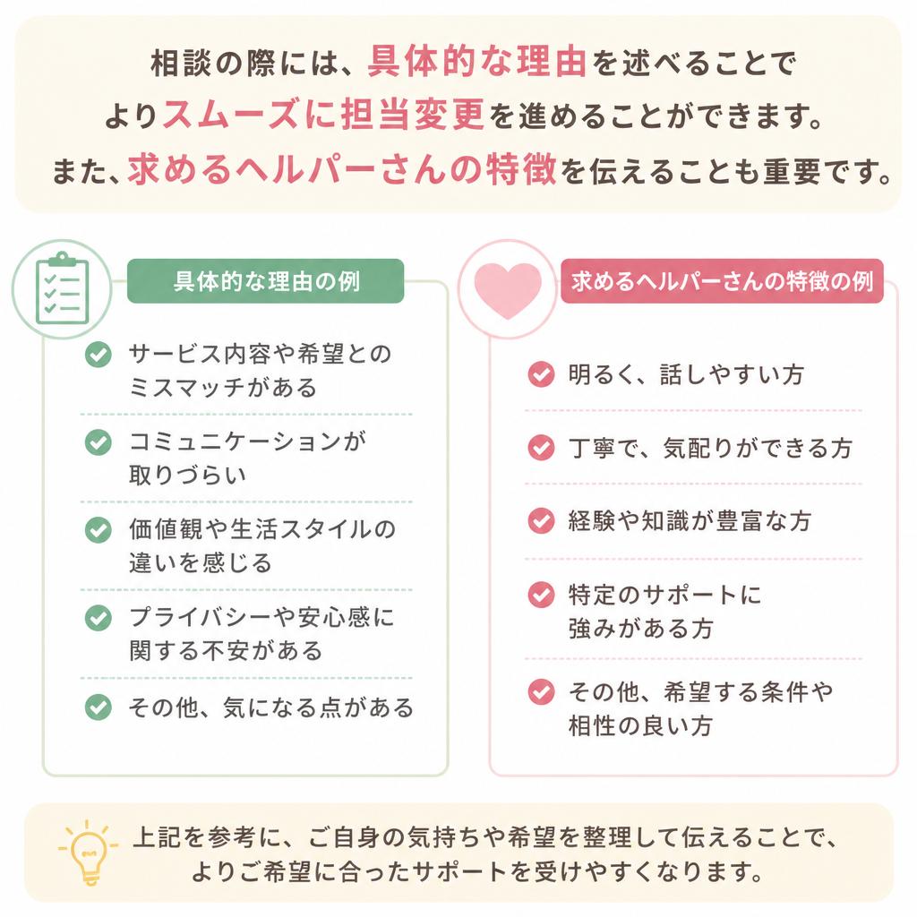 相談時のポイント