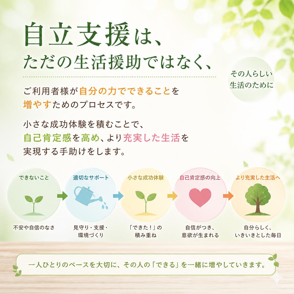 自立支援の重要性