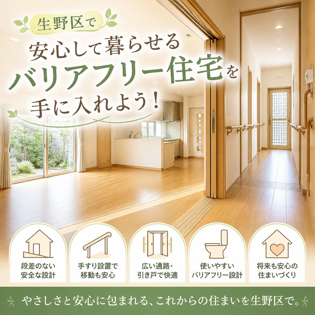 生野区で安心して暮らせるバリアフリー住宅を手に入れよう！