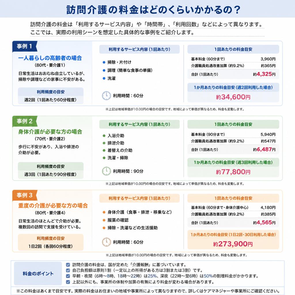 実際の料金の具体例を紹介