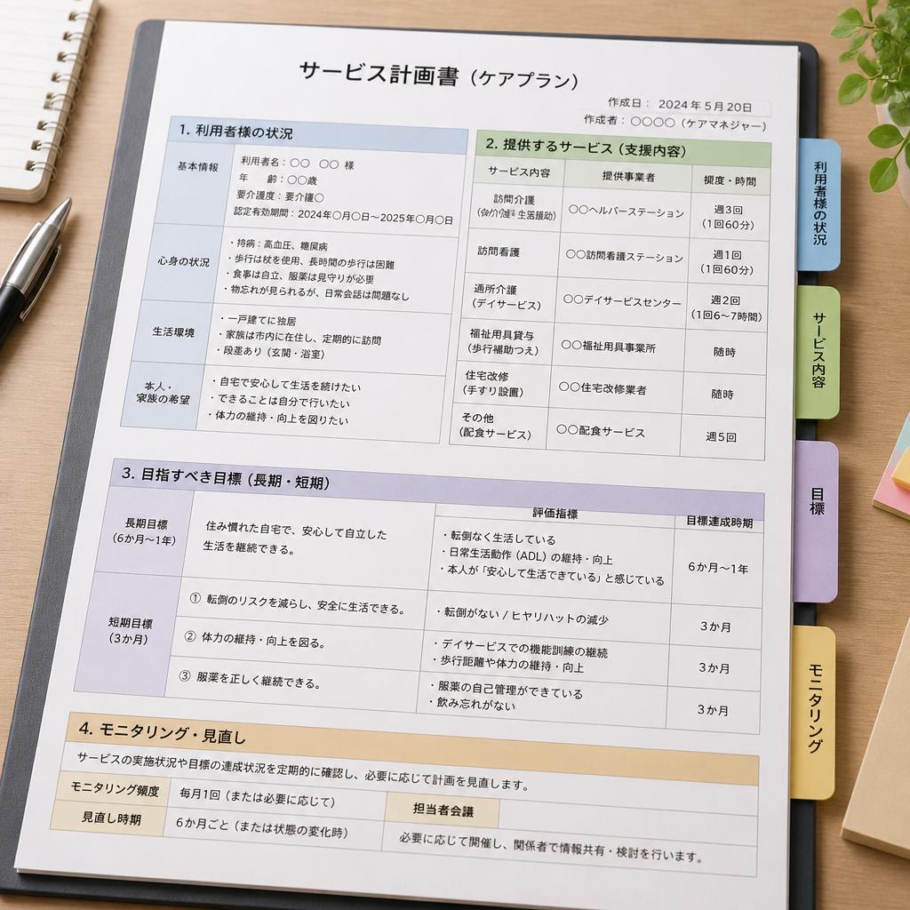 訪問介護計画書の役割