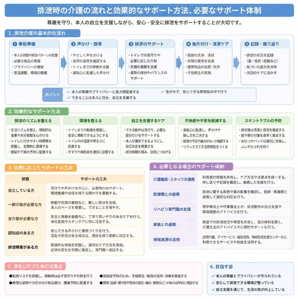 排泄介助のポイント