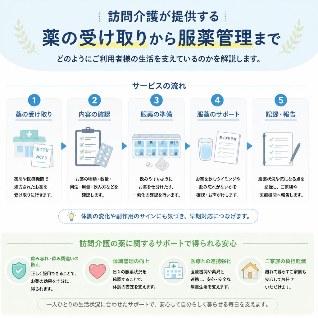 訪問介護による具体的なサポート内容