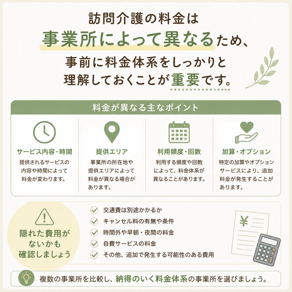 3. 料金体系をしっかり理解しよう！