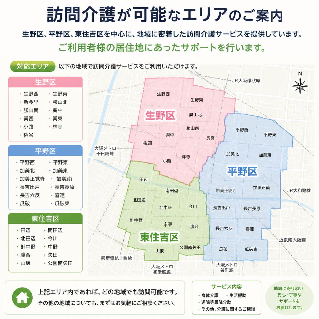 訪問エリアの詳細
