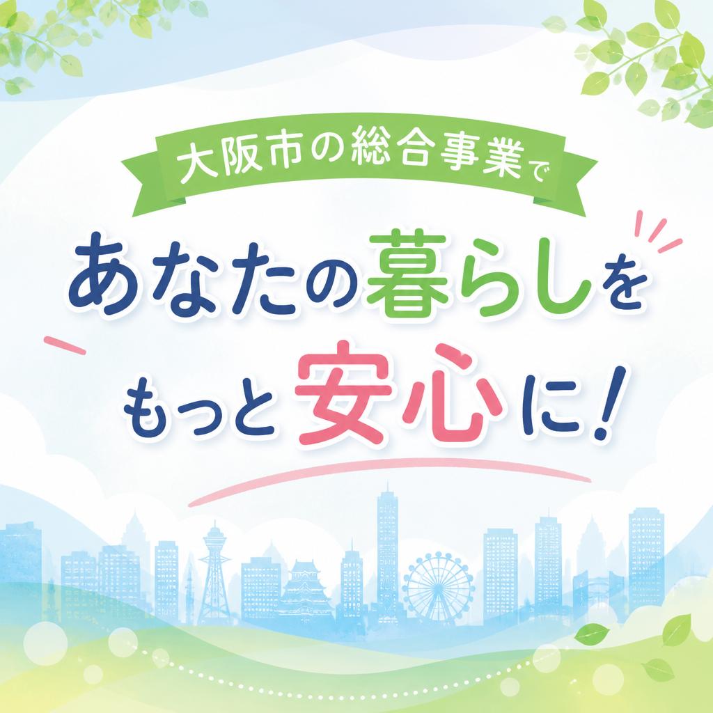 大阪市の総合事業とは？要支援の方が自宅で使える訪問介護・サービス解説