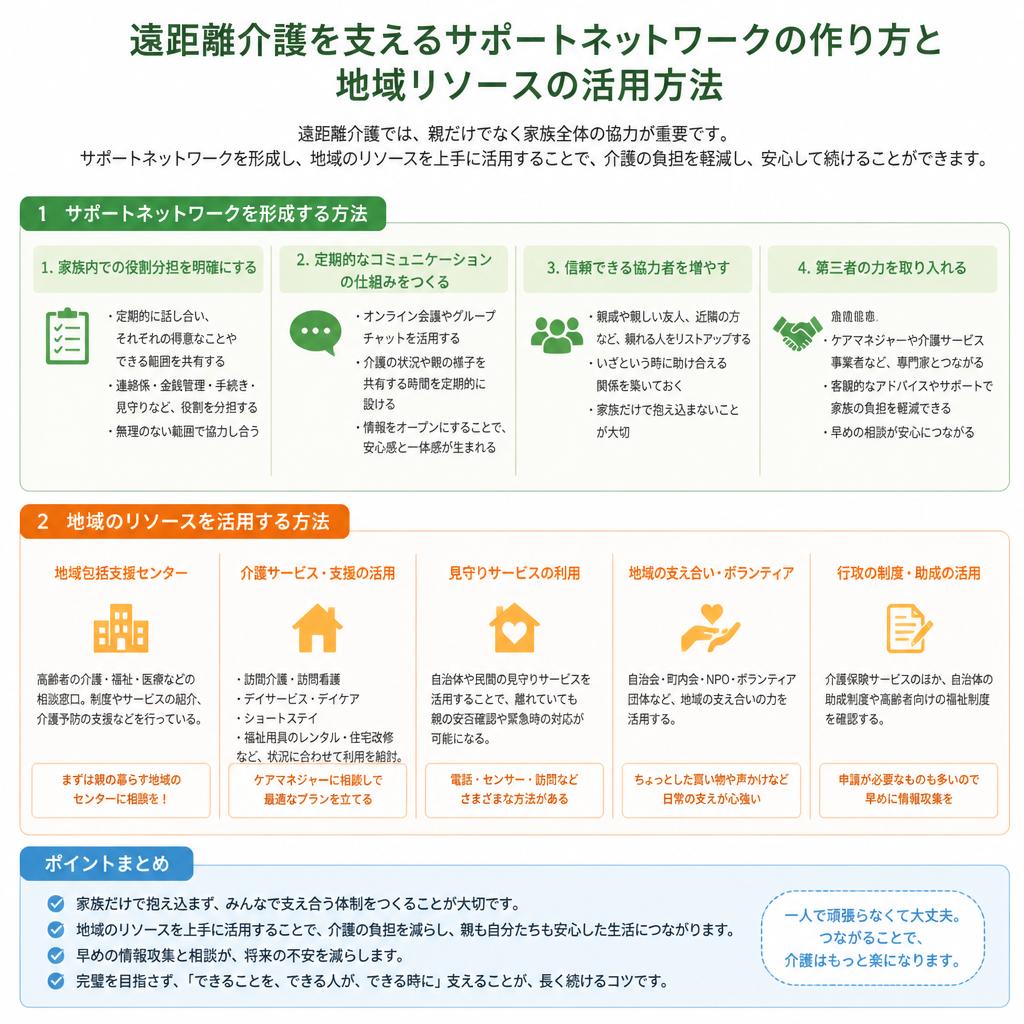 家族のサポートネットワークを築く
