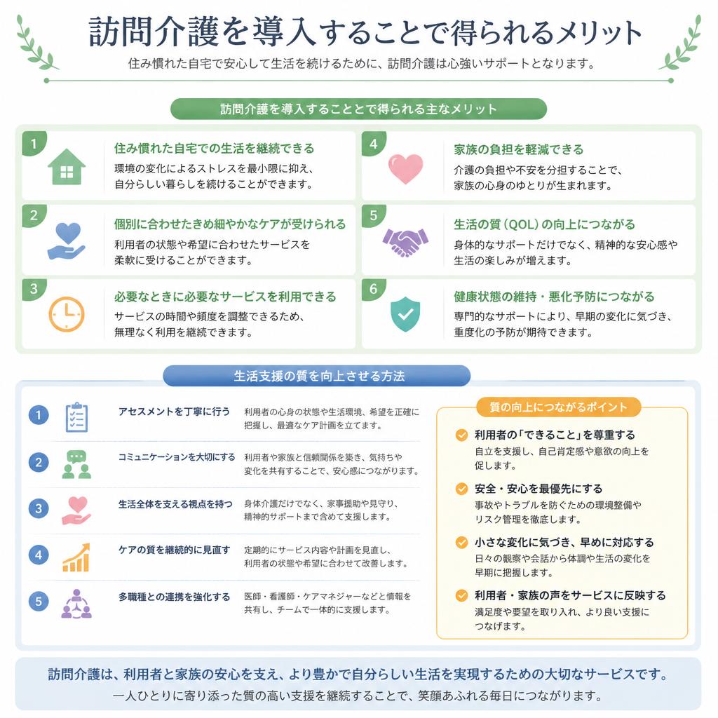 訪問介護の導入メリット