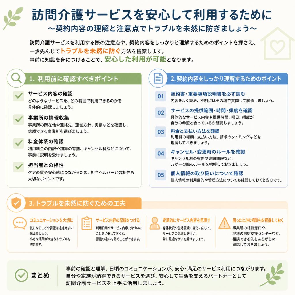 トラブルを未然に防ぐためにできること