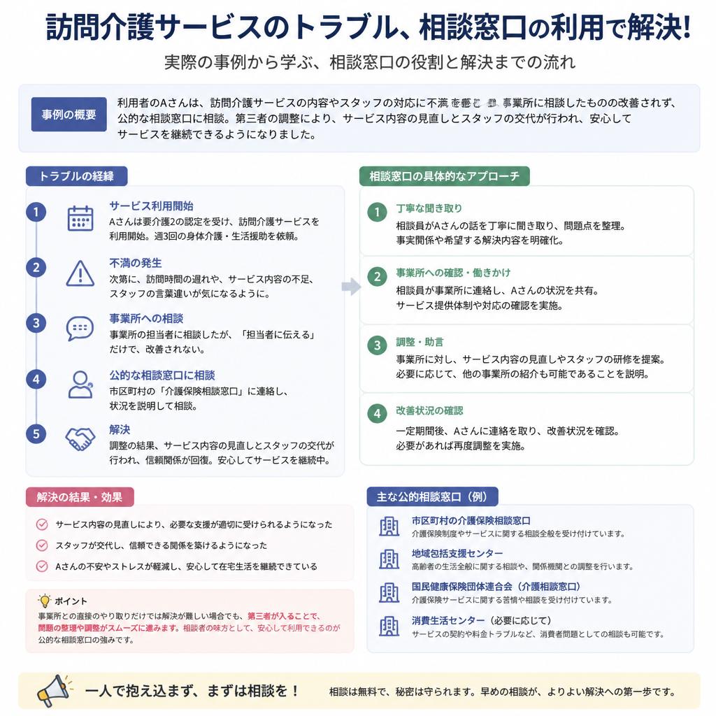 事例紹介：相談窓口を利用した解決事例